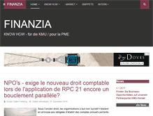 Tablet Screenshot of finanzia.ch